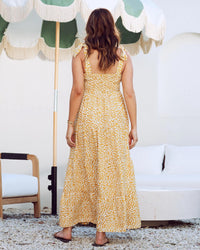 Chelsea Maternity Ruffled Maxi Dress