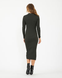 Nella Rib Nursing Knit Dress - Ivy
