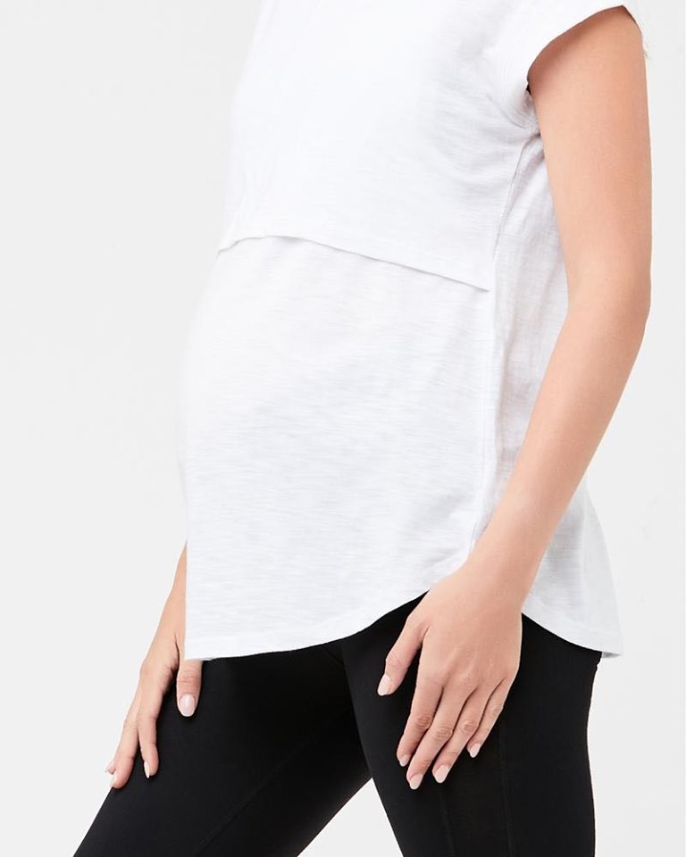 Richie Nursing Tee White