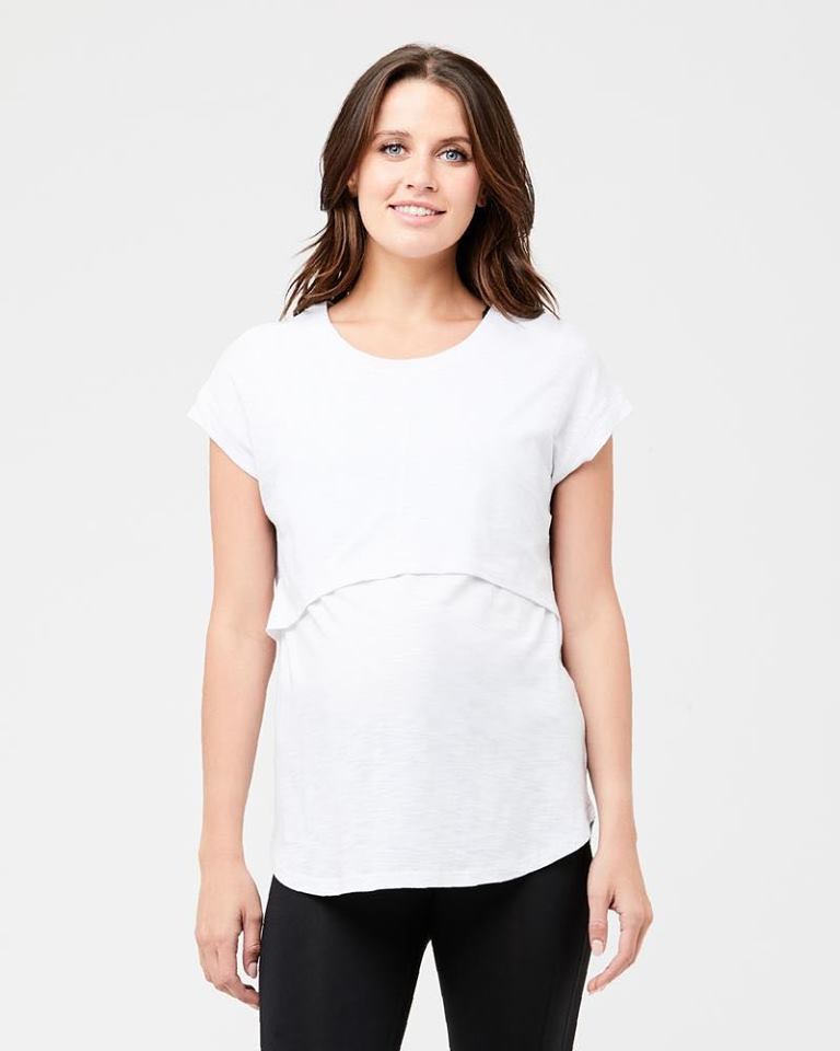 Richie Nursing Tee White