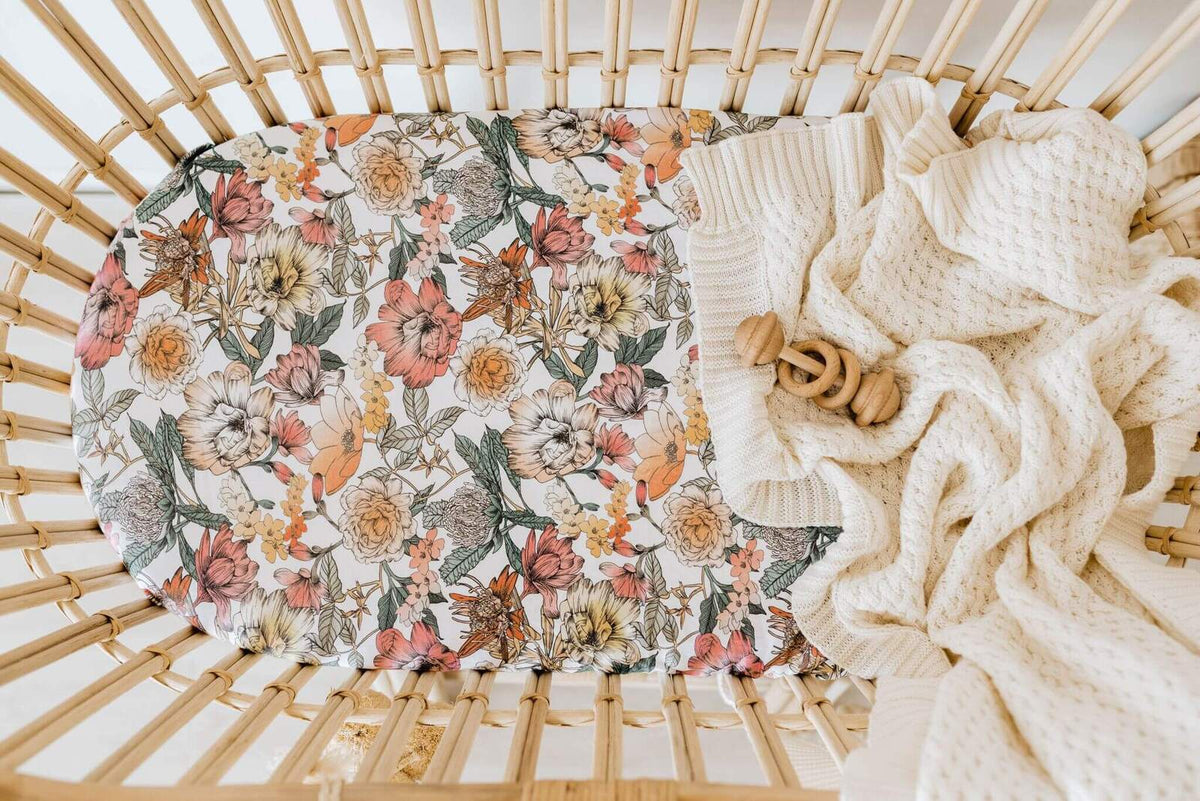Australiana | Bassinet Sheet / Change Pad Cover