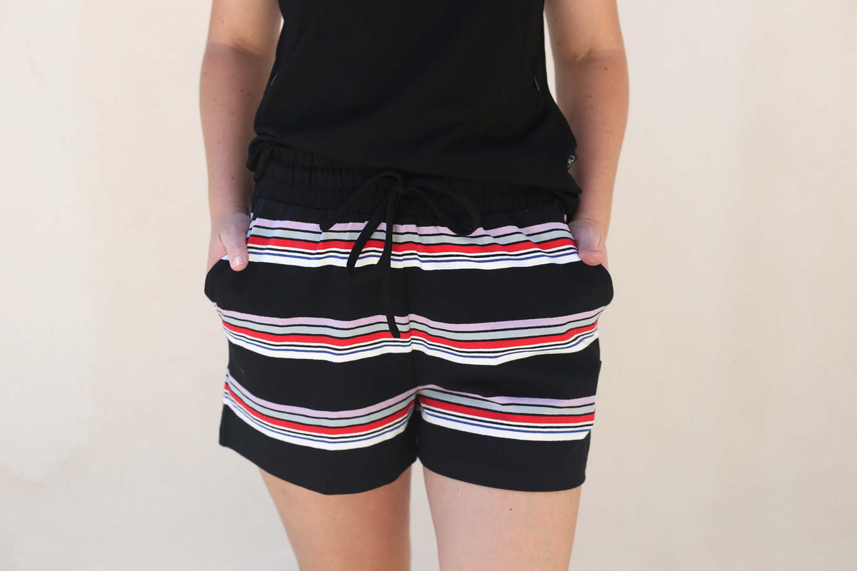 Black Ayla Shorts by Addison Clothing