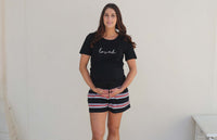 Black Ayla Shorts by Addison Clothing
