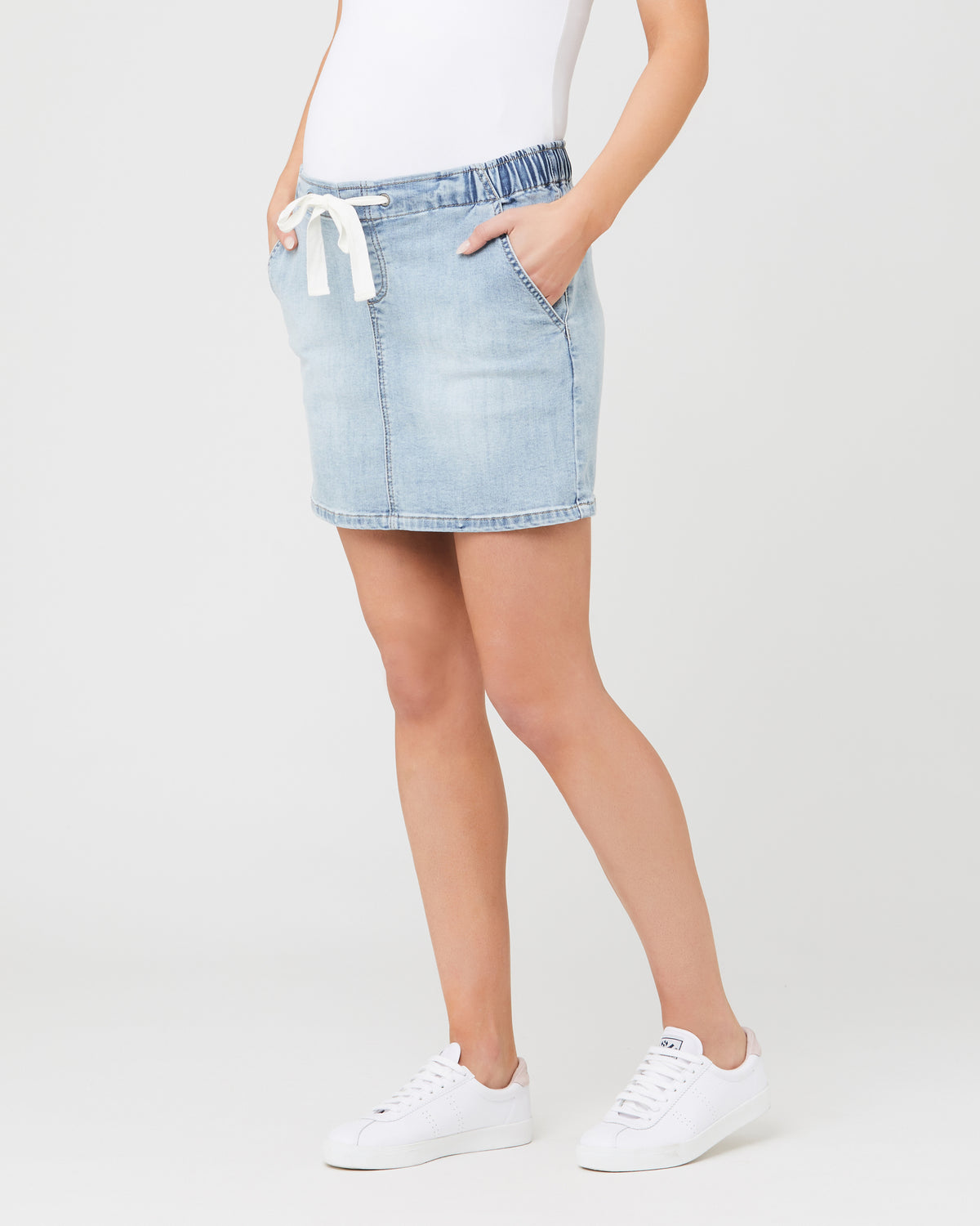 Bailey Denim Skirt Light Blue