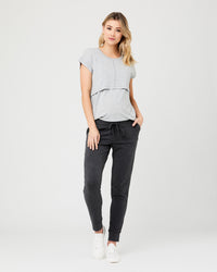 Richie Nursing Tee Grey Marle