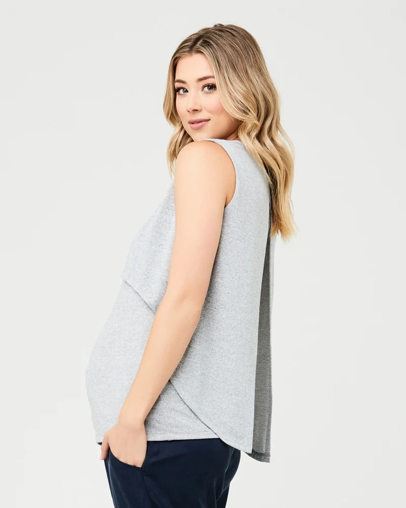Swing Back Nursing Tank Ash