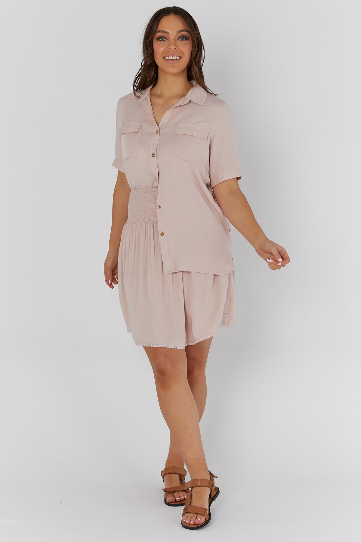 Chadwick Shirt (BLUSH) L E G O E.