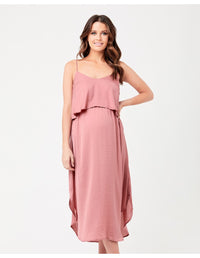 Nursing Slip Dress - Rose