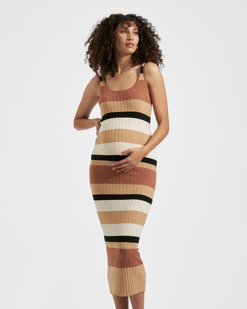 Sarah Stripe Knit Dress