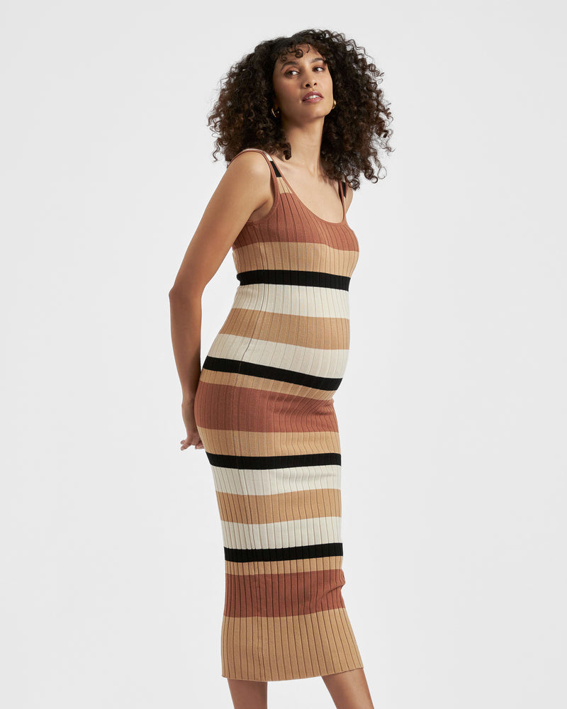 Sarah Stripe Knit Dress