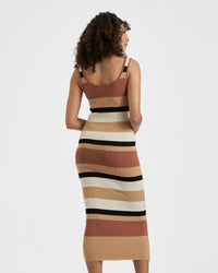 Sarah Stripe Knit Dress