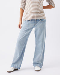 Billie Elastic Waist Jean Light Wash