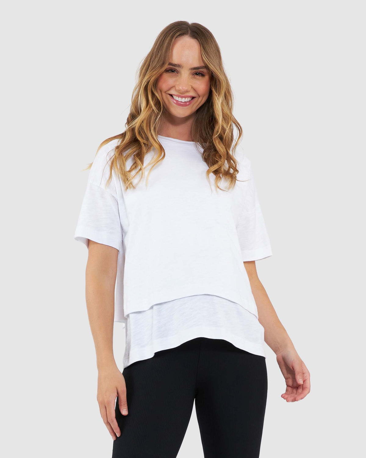 Claud Nursing Tee White