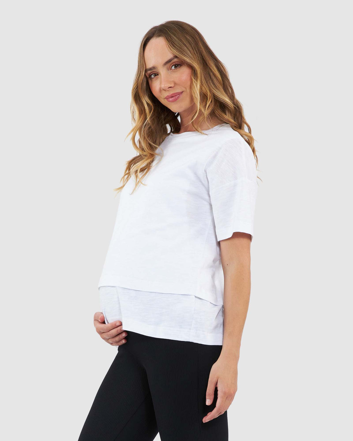 Claud Nursing Tee White