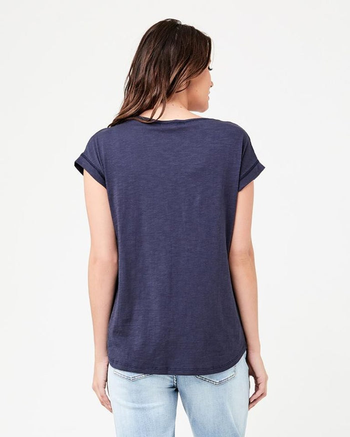 Richie Nursing Tee Indigo