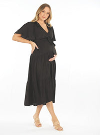 Cara Maternity Black Dress