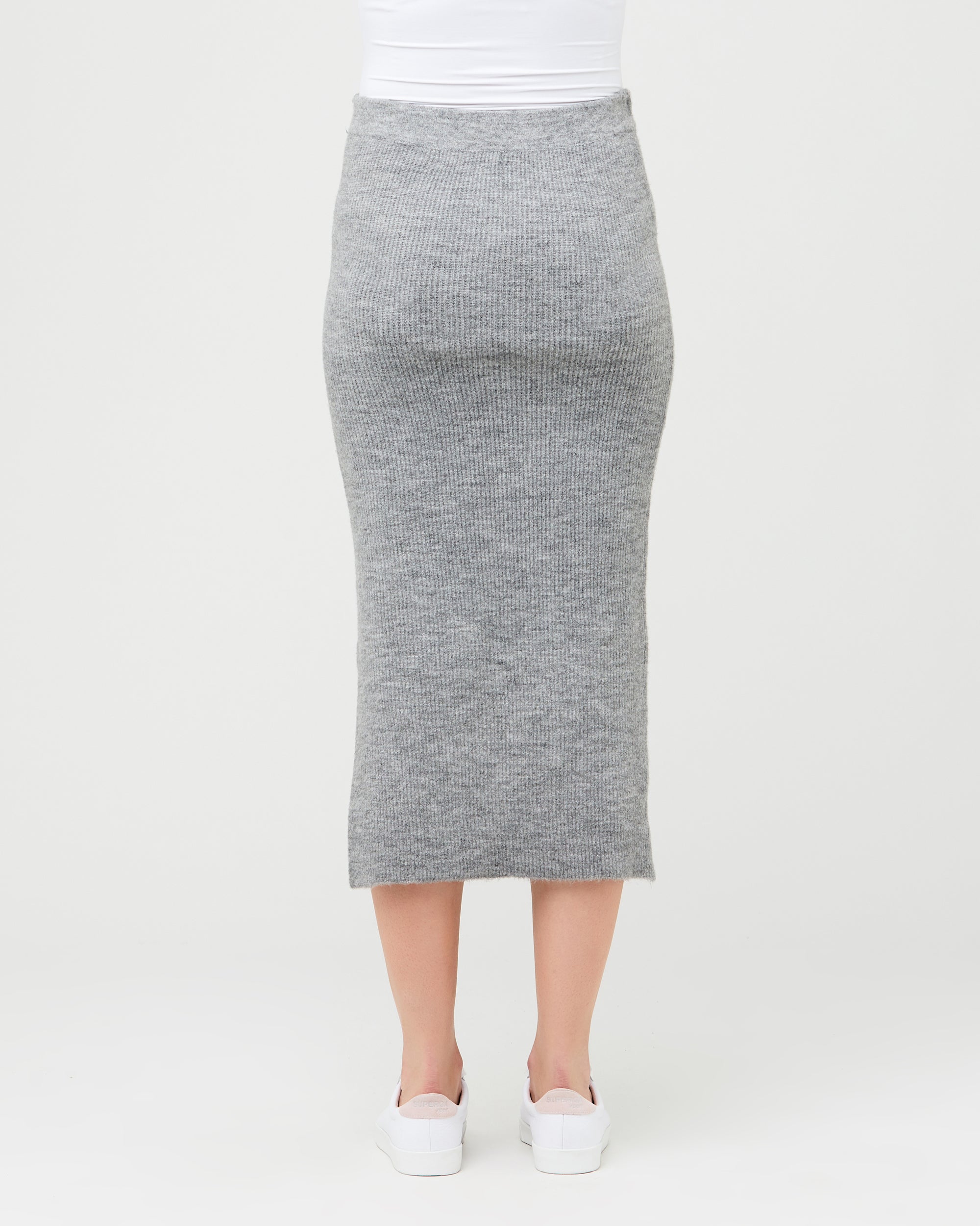 Charcoal gray clearance knit skirt