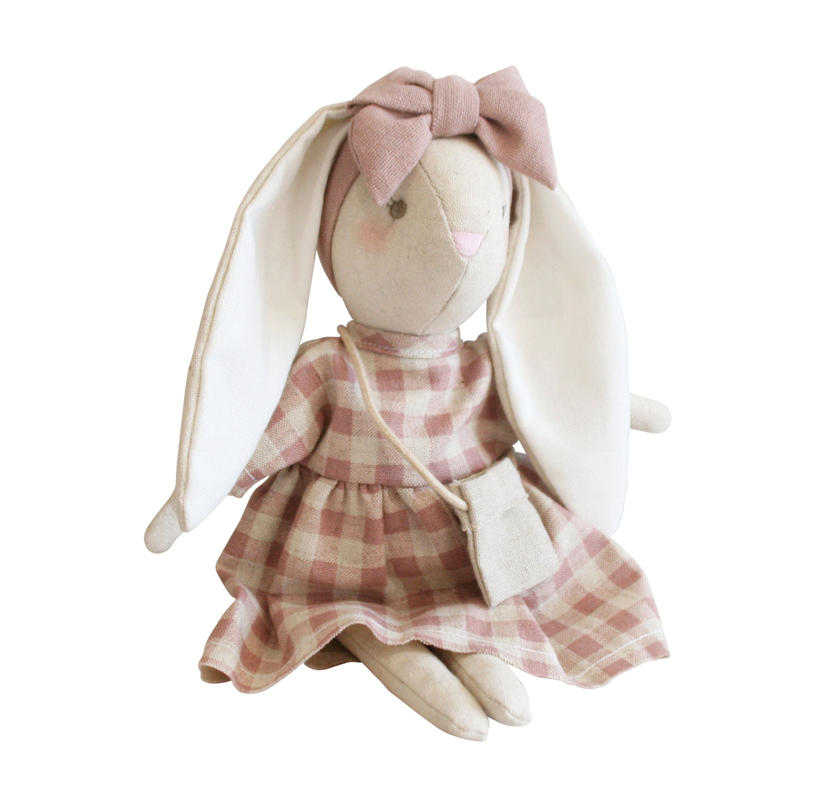 Mini Sofia Bunny Rose Gingham (27cm)