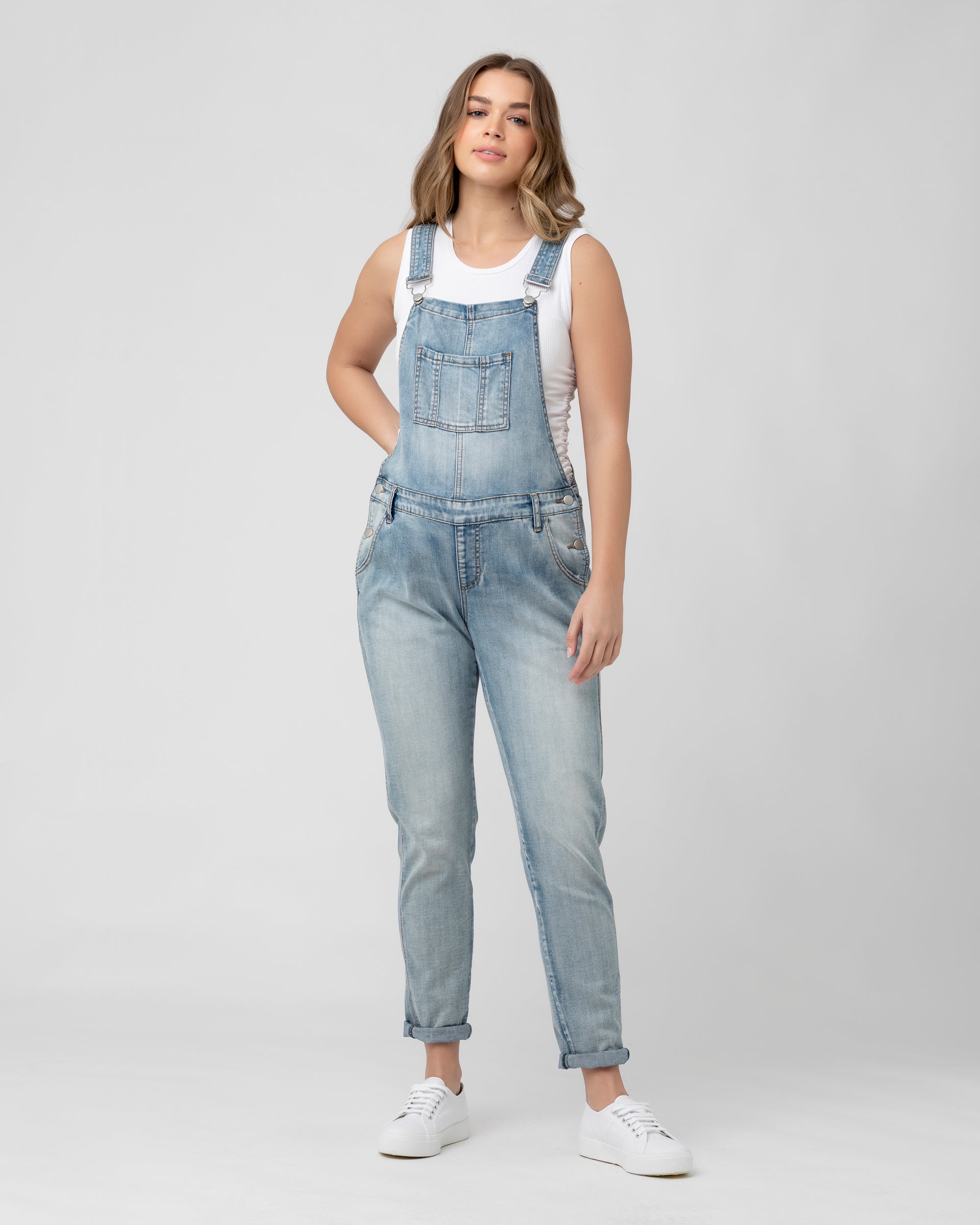 Amazon.com: xxxiticat Women's Plus Size Denim Jumpsuit Long Sleeve Turn  Down Collar Button Down Oversized Jean One Piece Overalls(BE,XL) :  Clothing, Shoes & Jewelry