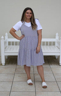 Willow Breastfeeding Dress by Addison Clothing - Stripe